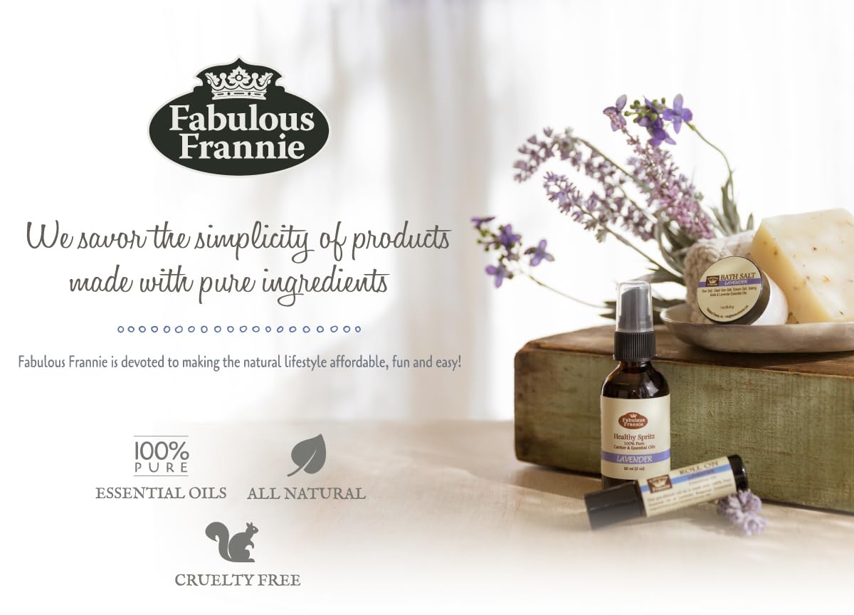 Fabulous Frannie vanilla essential oil for spa like bath and self care