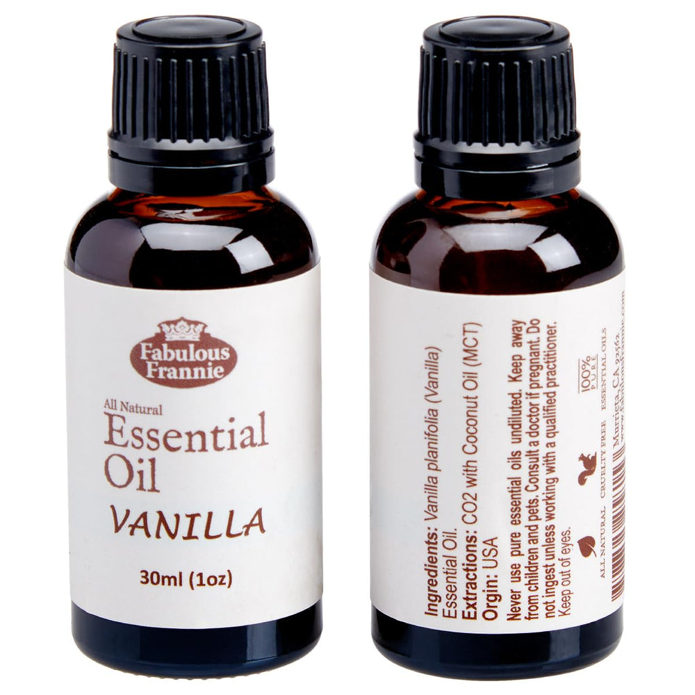 Fabulous Frannie vanilla oil diffuser-blend ready for soothing room fragrance