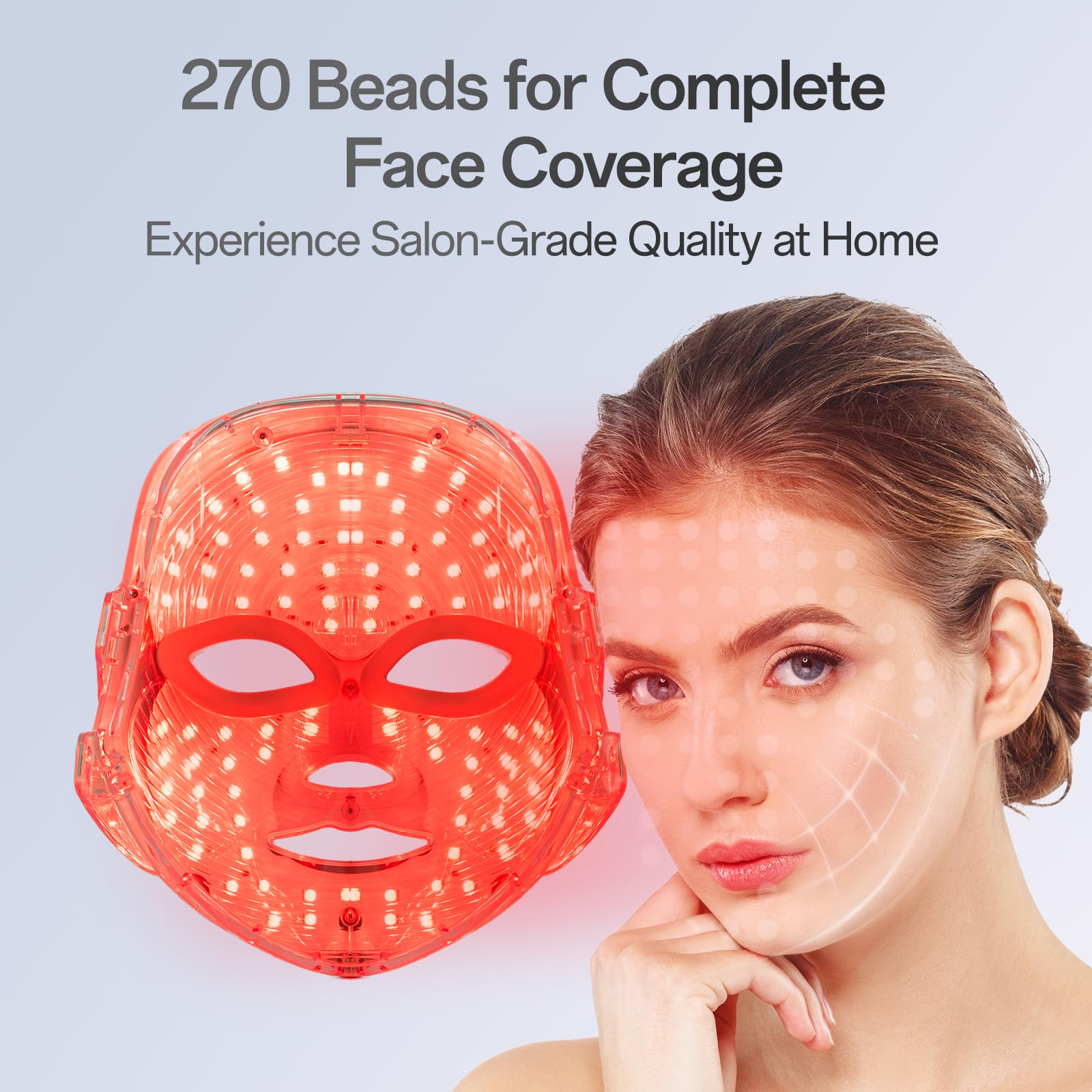 Facego Red Light Mask gift-ready packaging suitable for loved ones