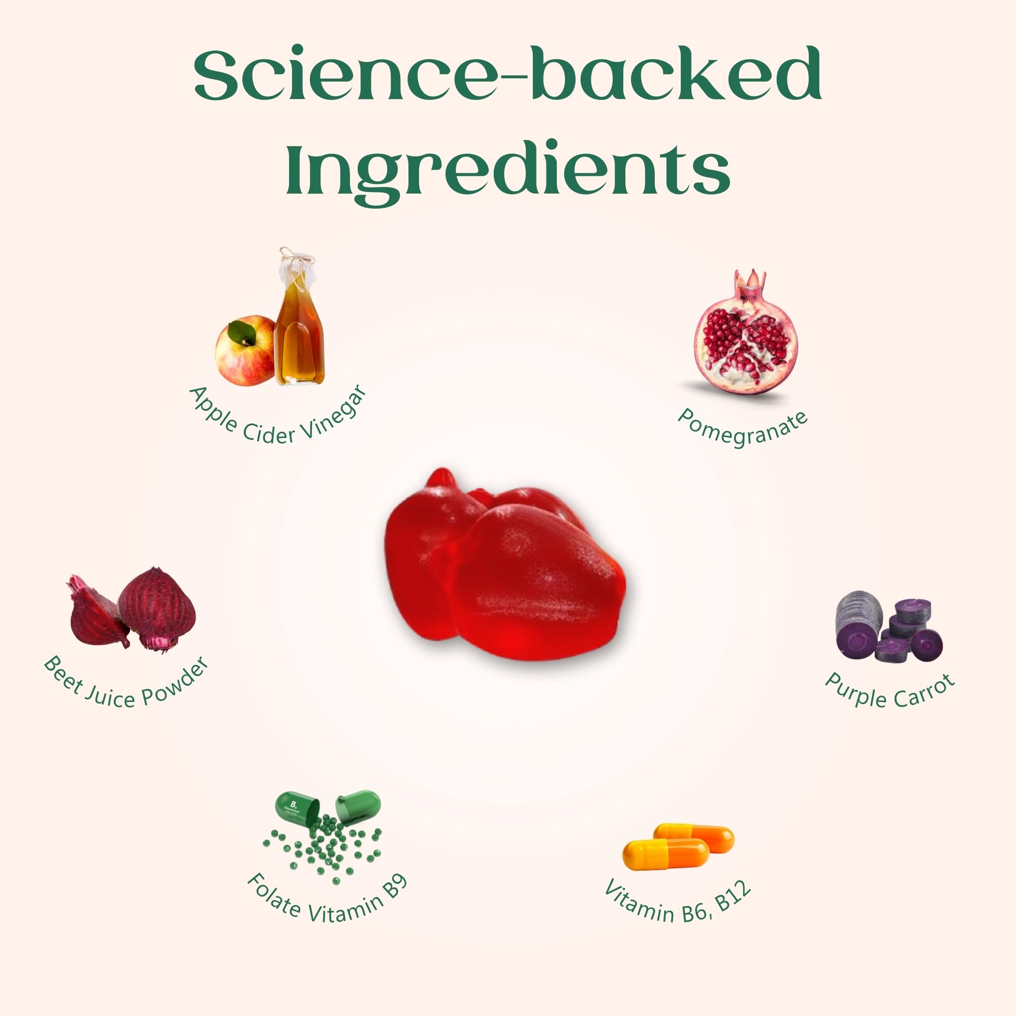 Facime Premium Keto ACV Gummies vegan-certified and plant-based