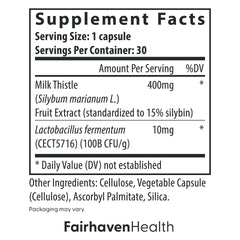 Fairhaven Health Complete Lactation Support bottle pour for convenient daily use
