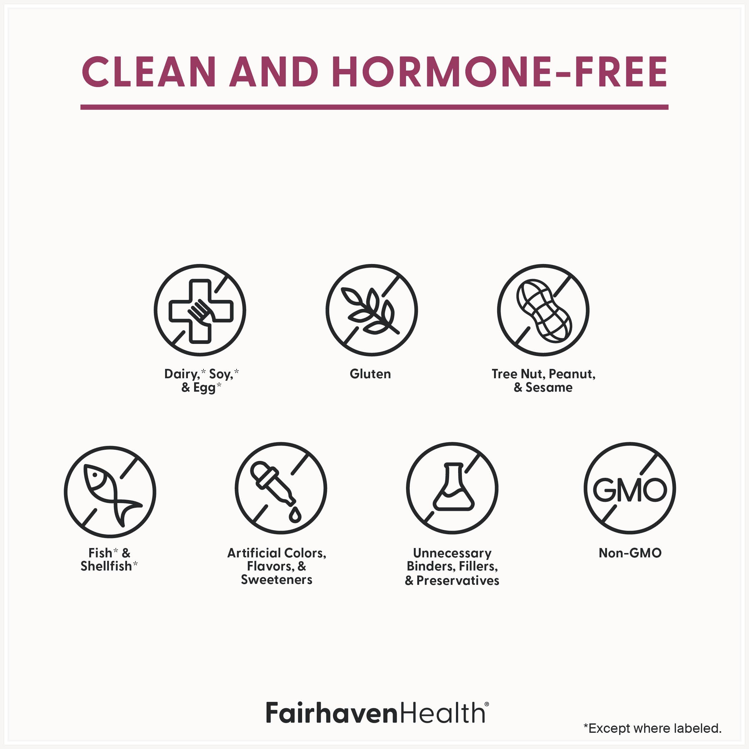 Fairhaven Health FertileCM probiotic bottle featuring Lactobacillus acidophilus for balance