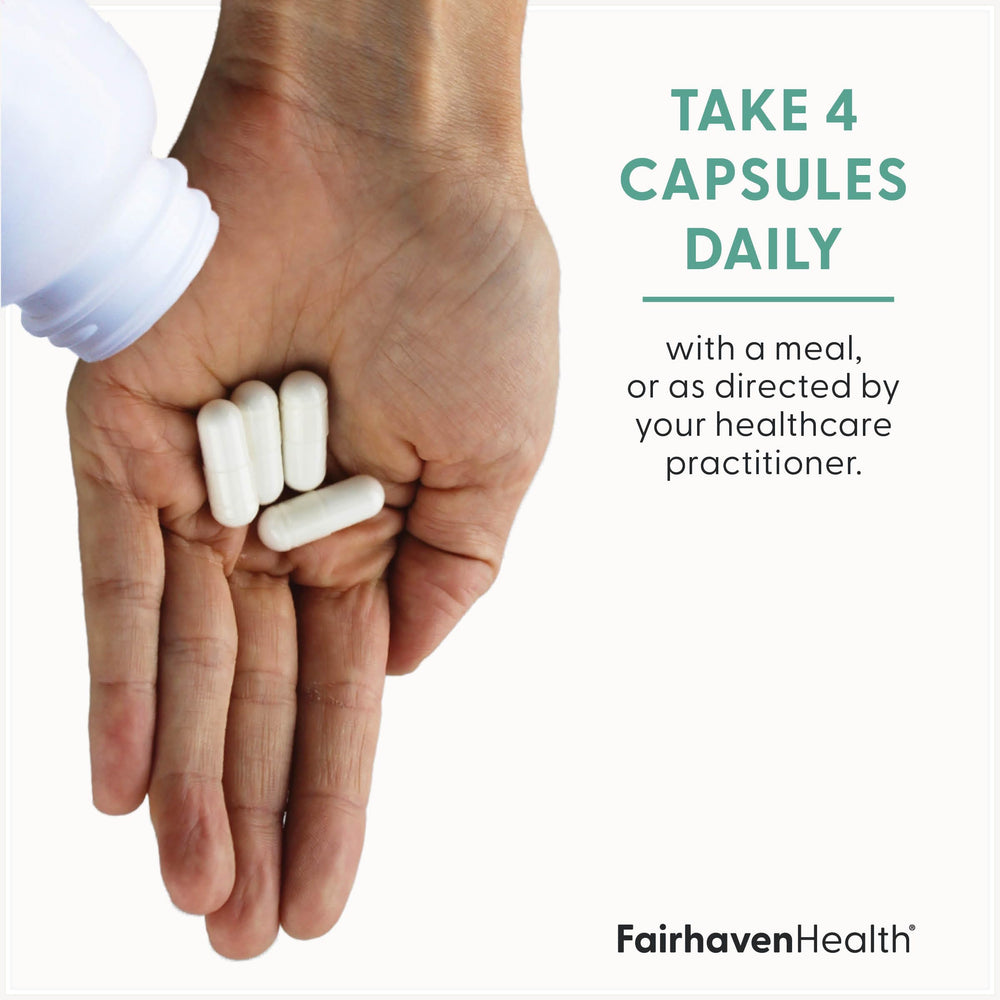 Fairhaven Health gluten- and dairy-free icon signaling allergy-conscious options.