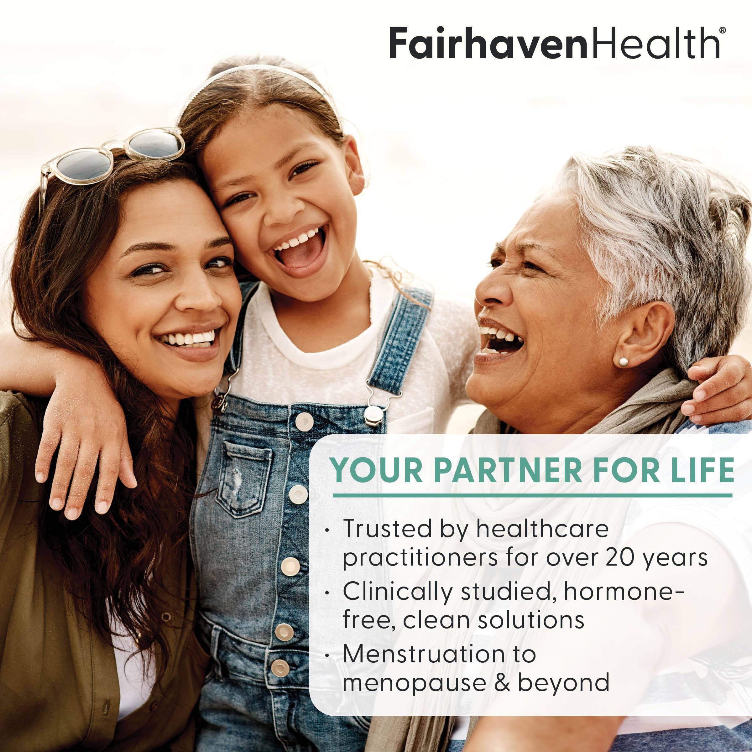 Fairhaven Health pill pour close-up capturing easy daily intake.