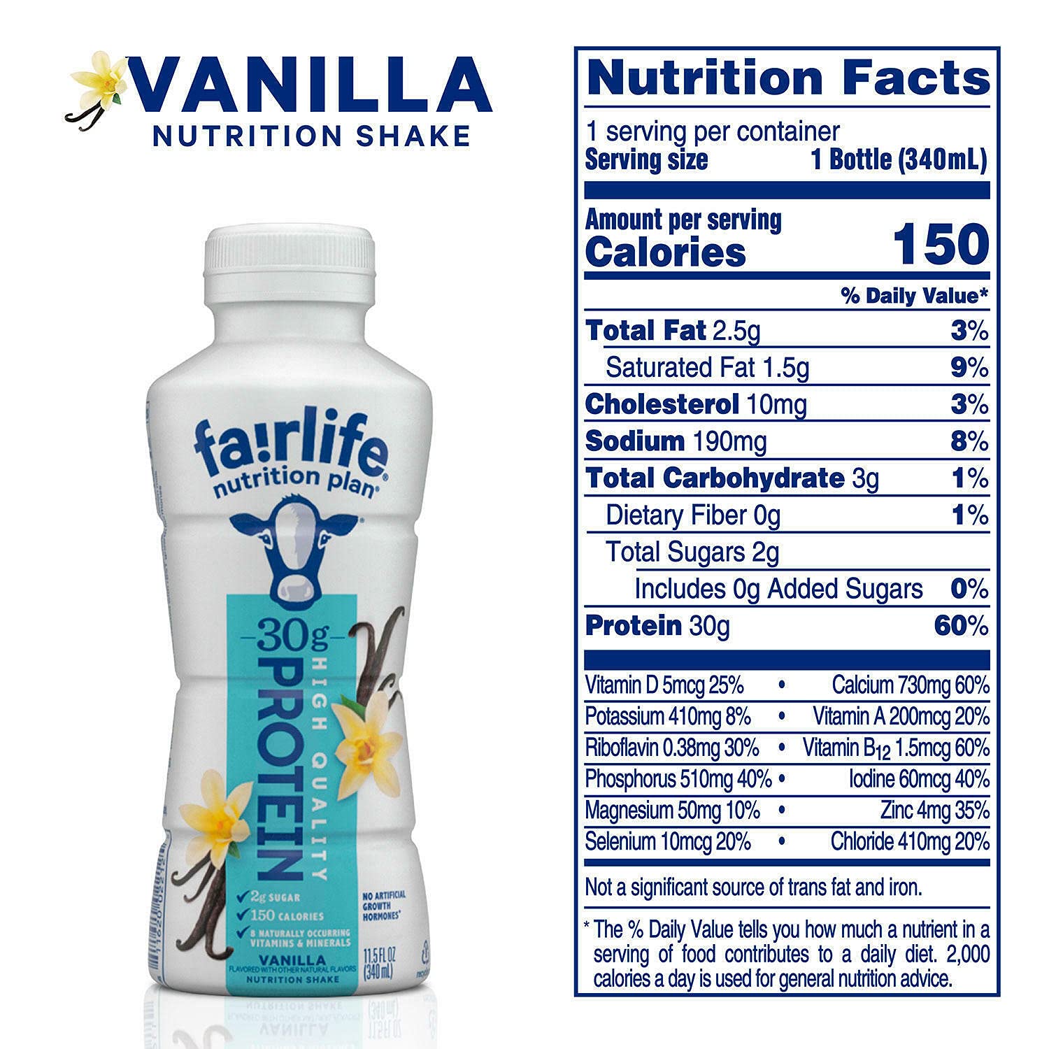 Pouring Fairlife Nutrition Plan vanilla shake highlights smooth mouthfeel and on-the-go convenience.