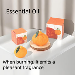 FANBODTA orange candle ambient glow creates relaxing mood without overpowering scents.