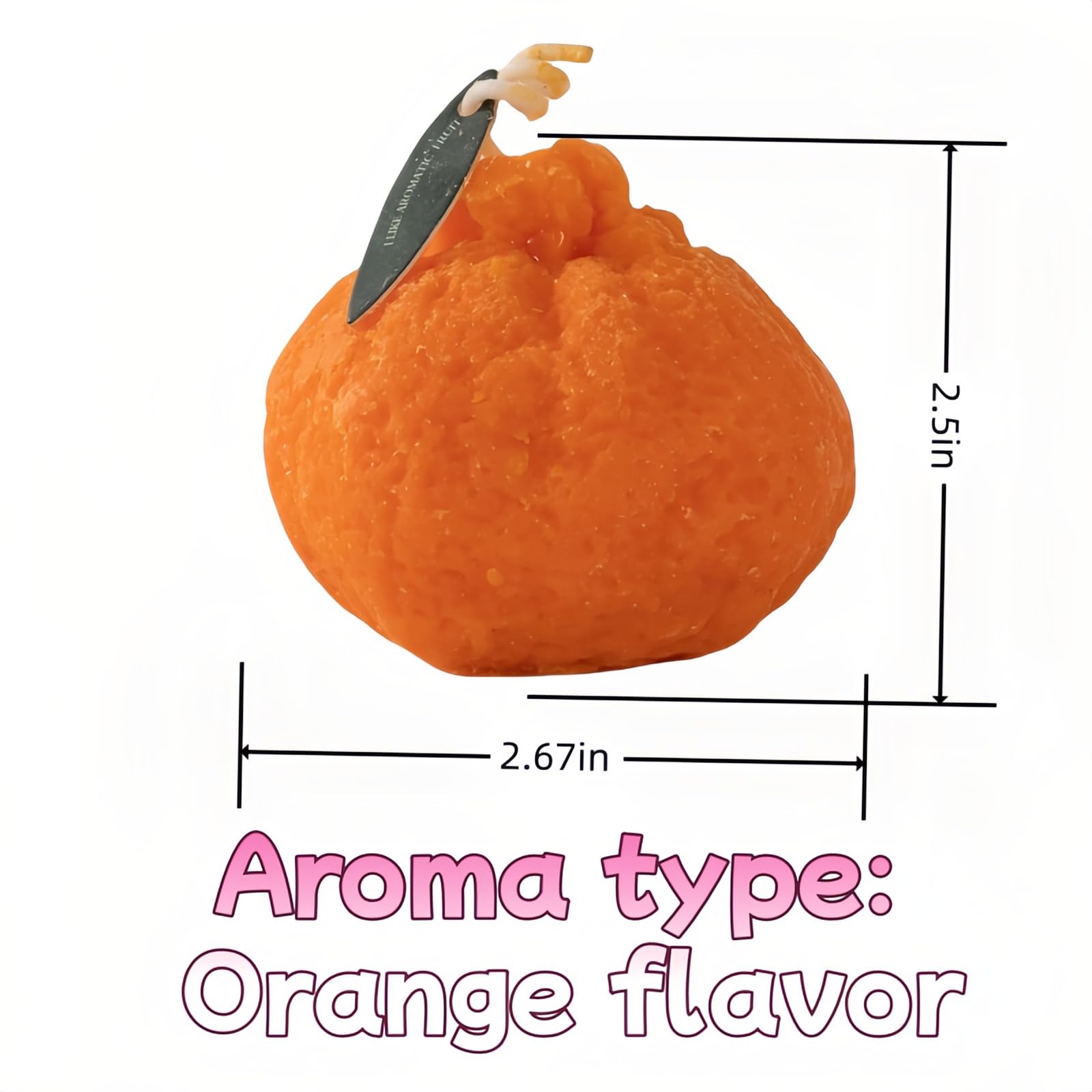 FANBODTA orange candle on desk with warm glow enhances small-space relaxation.