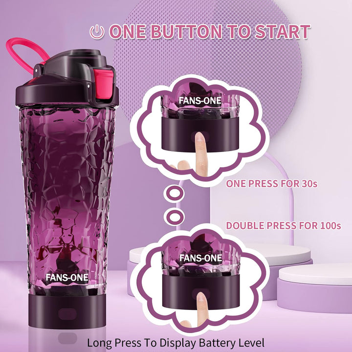 FANS-ONE detachable motor base enables versatile portable blending