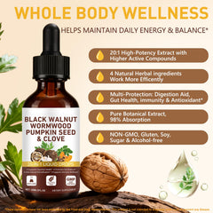 Fanshi herbal blend close-up with Black Walnut and Clove for antioxidant support