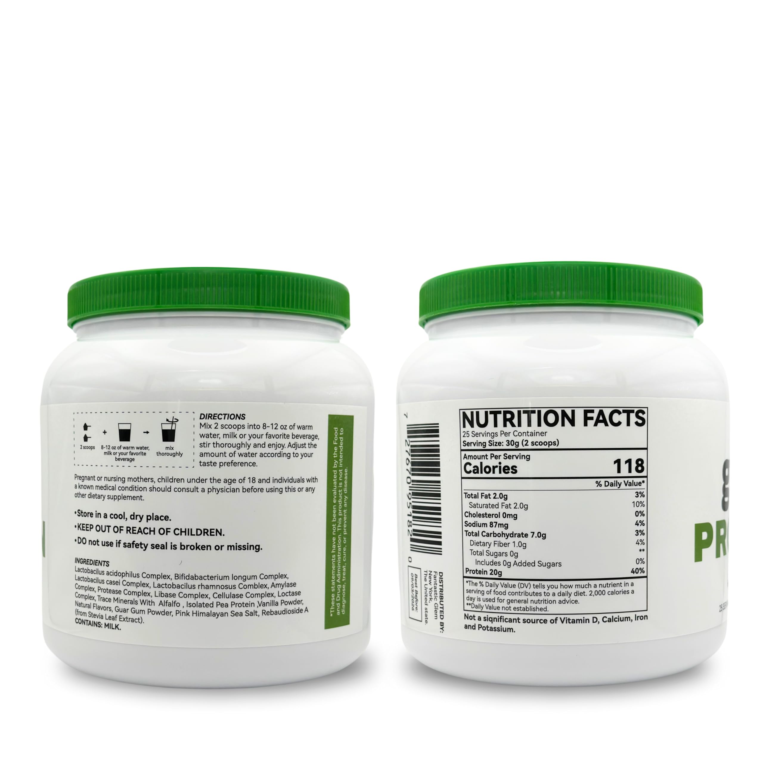 Fantastic Glem daily use idea: shake, smoothie, or bake.