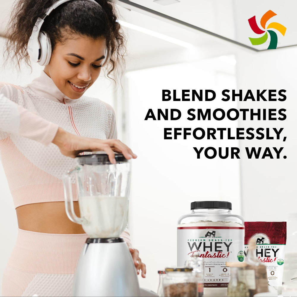 Fantastic Nutrition 3-in-1 Whey Unflavored 5lb non-GMO label signals clean nutrition.