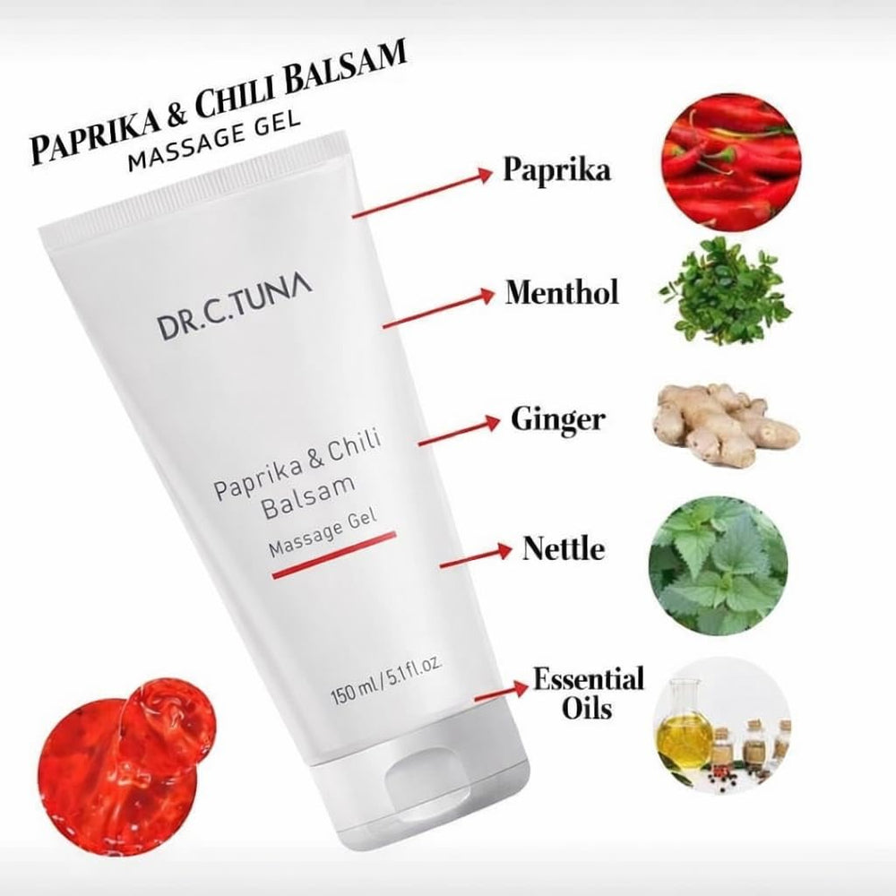 FARMASi Paprika & Chili Balsam smooth non-greasy glide on skin.