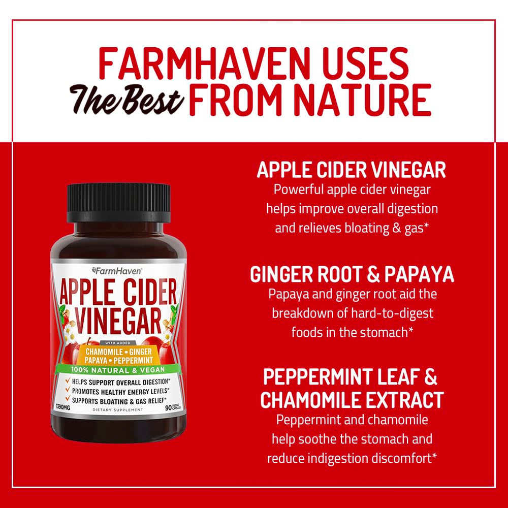 FarmHaven immune-support acv capsules with antioxidant-rich ingredients.
