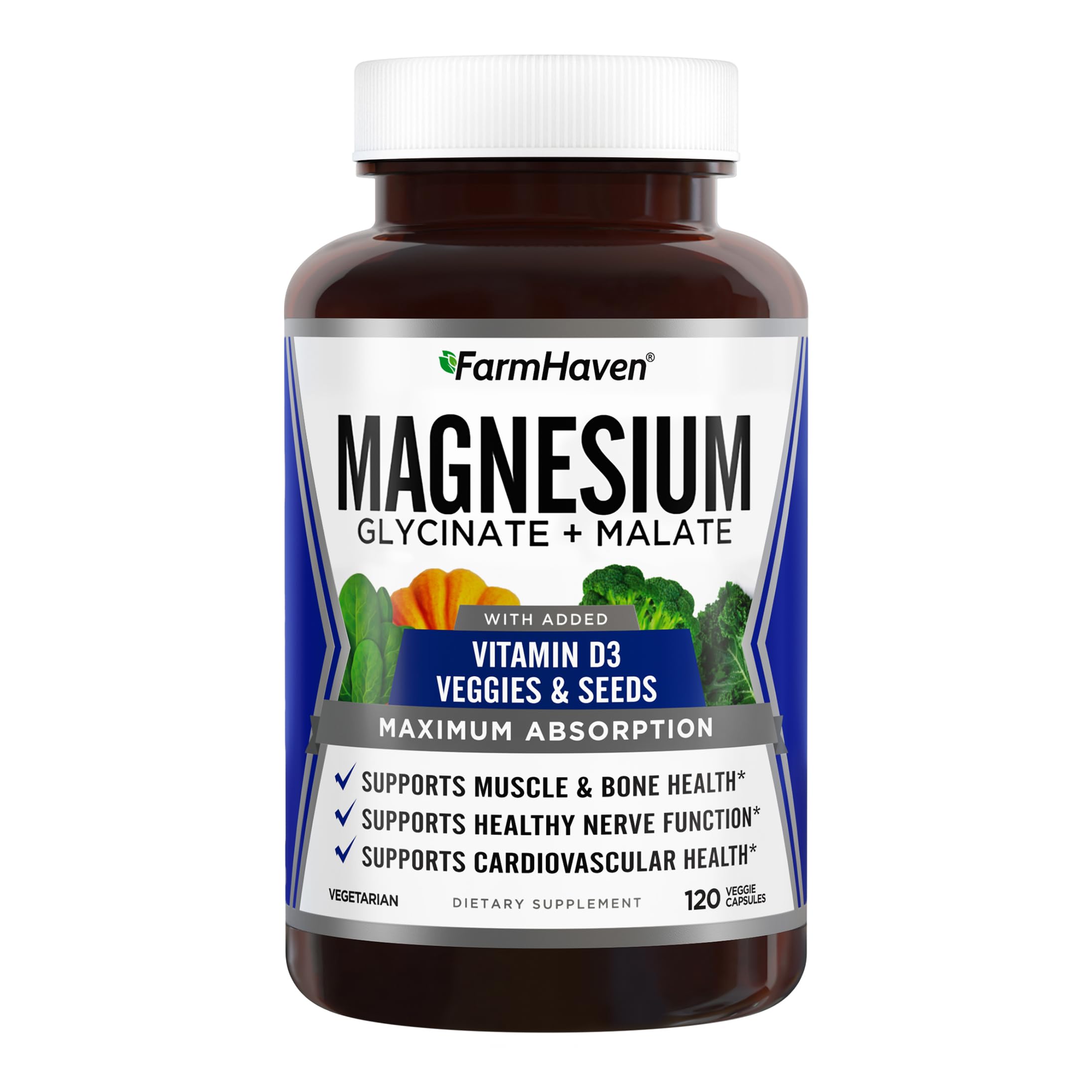 FarmHaven Magnesium Complex bottle front for daily wellness support