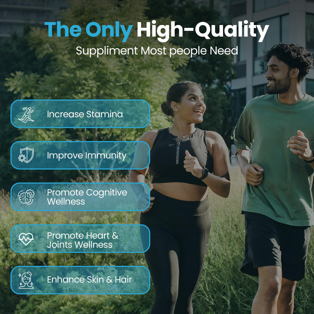 Farry Omega3 multivitamin tablets blending nutrients together