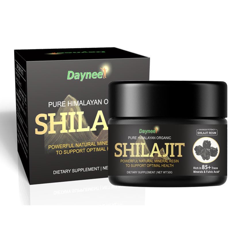 FARWIX Daynee Pure Shilajit Resin 600 mg serving dissolves easily for energy support