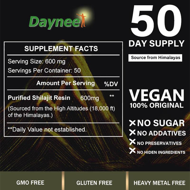 FARWIX Daynee Shilajit Resin with 85 minerals supports daily vitality