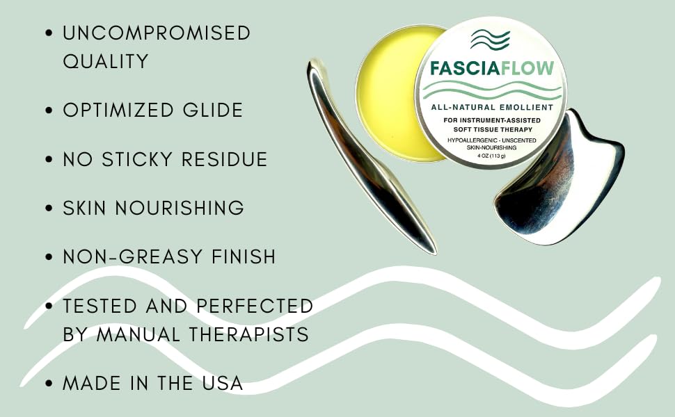 FasciaFlow meadowfoam oil blend close-up highlighting skin nourishment.