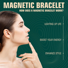 FASCIO healing magnet bracelet highlights a sleek, lightweight design.