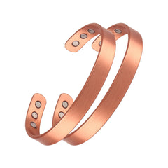 FASCIO pure copper bracelet for men and women, durable daily wear accessory.