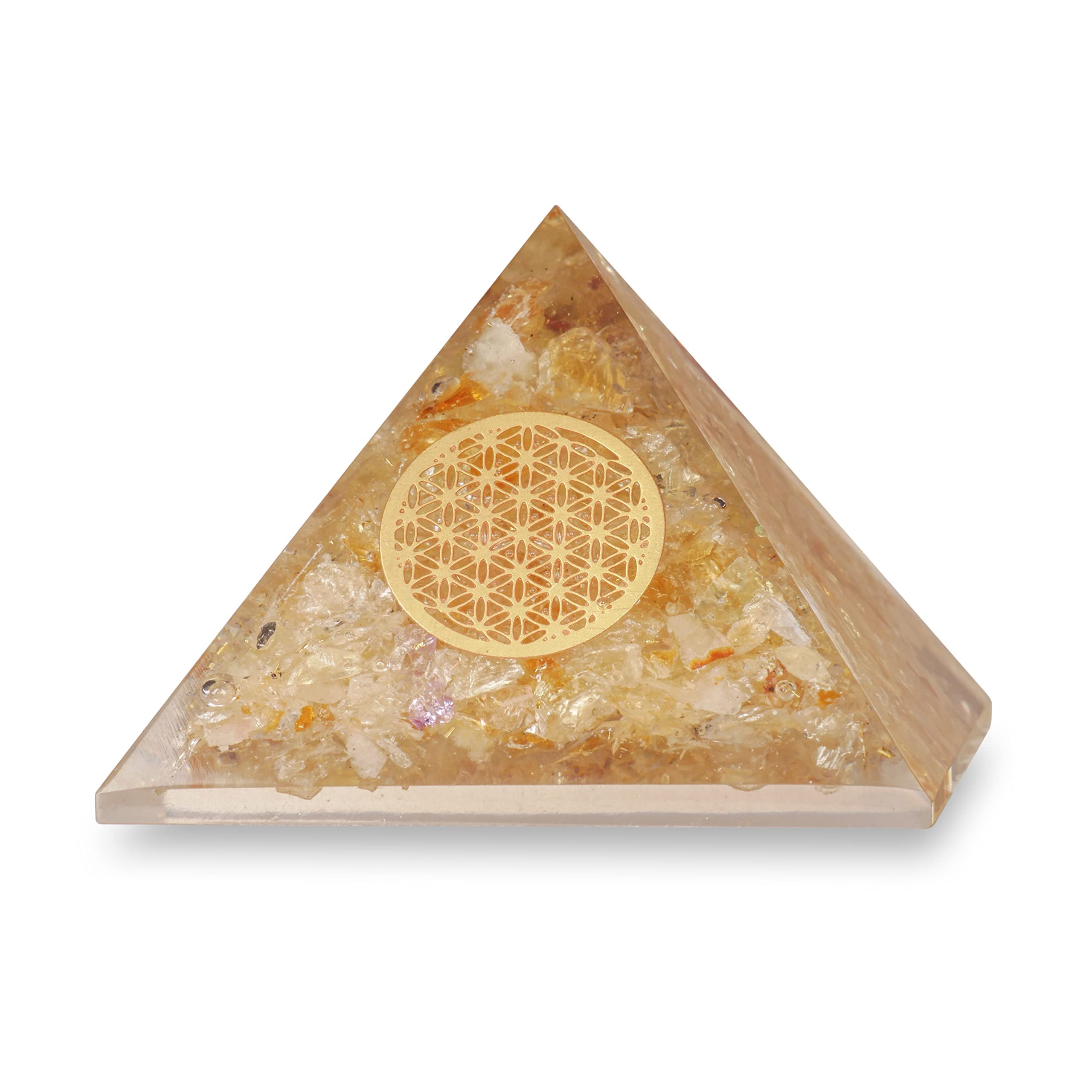 FASHIONZAADI Gift-worthy Crystal Pyramid for thoughtful, positive spaces.