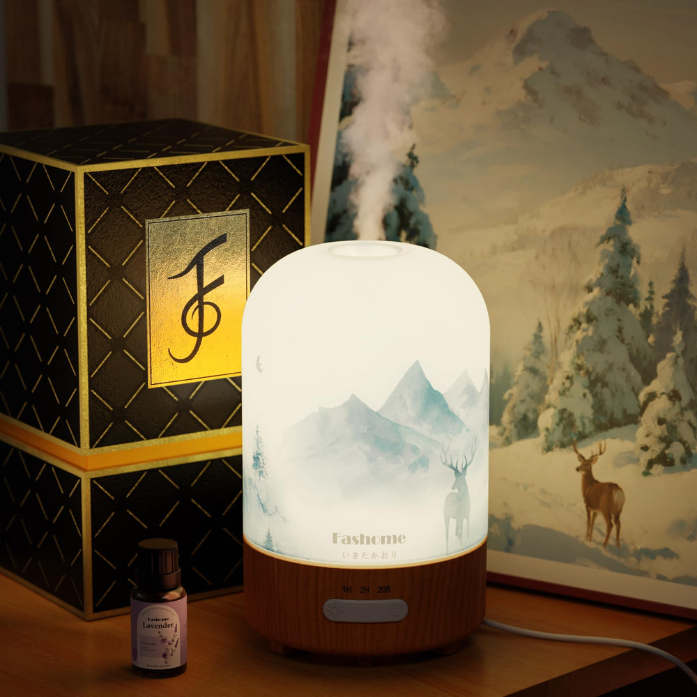 Fashome lavender-oil-glow diffuser creates a calming ambiance for study or evenings.