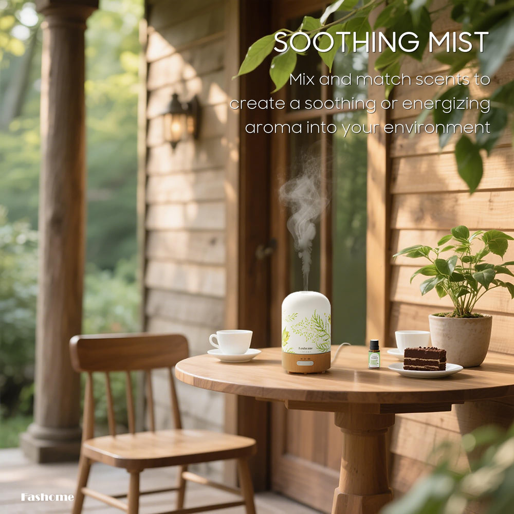 Fashome diffuser shows soft eye-care light setting creating a gentle ambiance