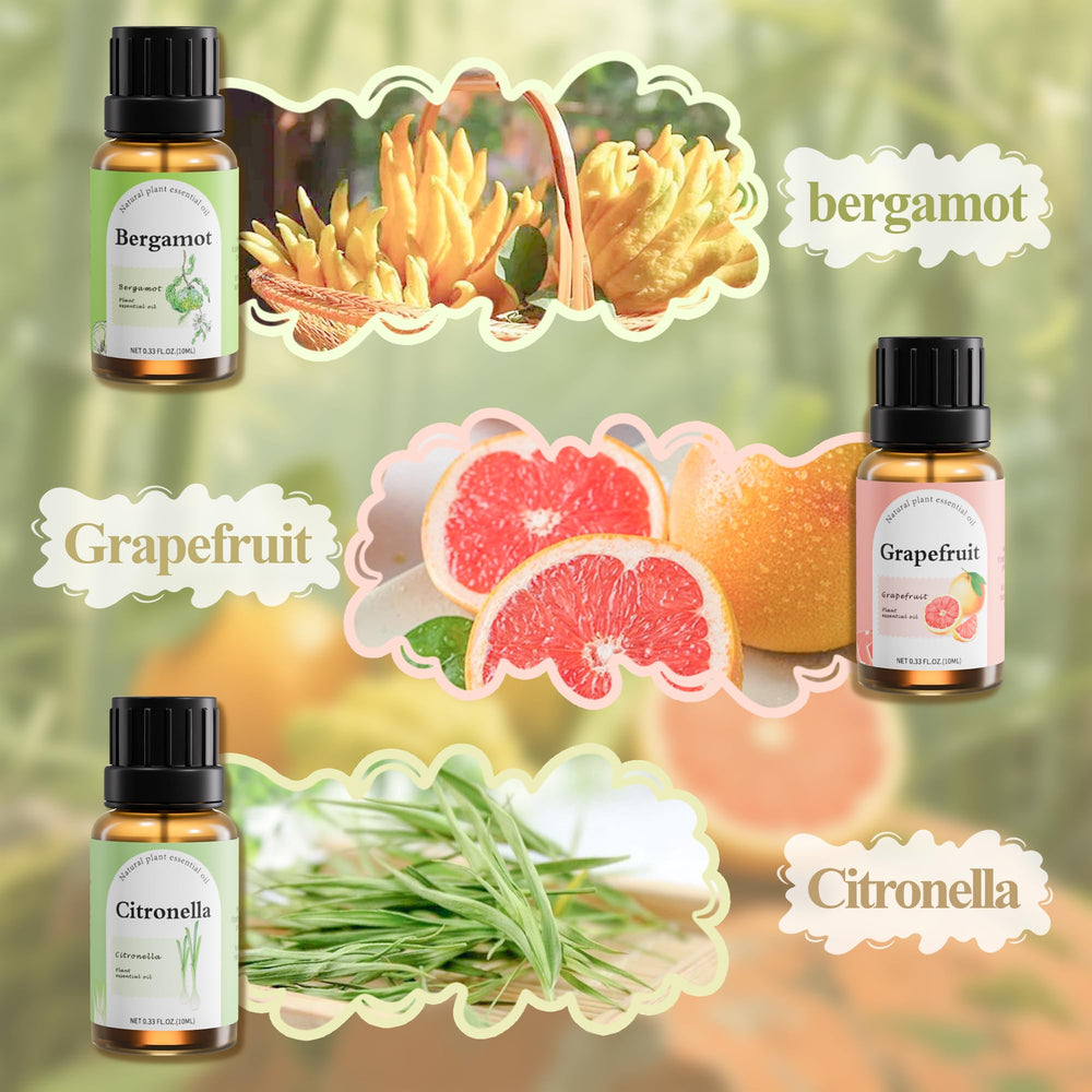 Fashome grapefruit bottle from essential oil set for energizing diffusions