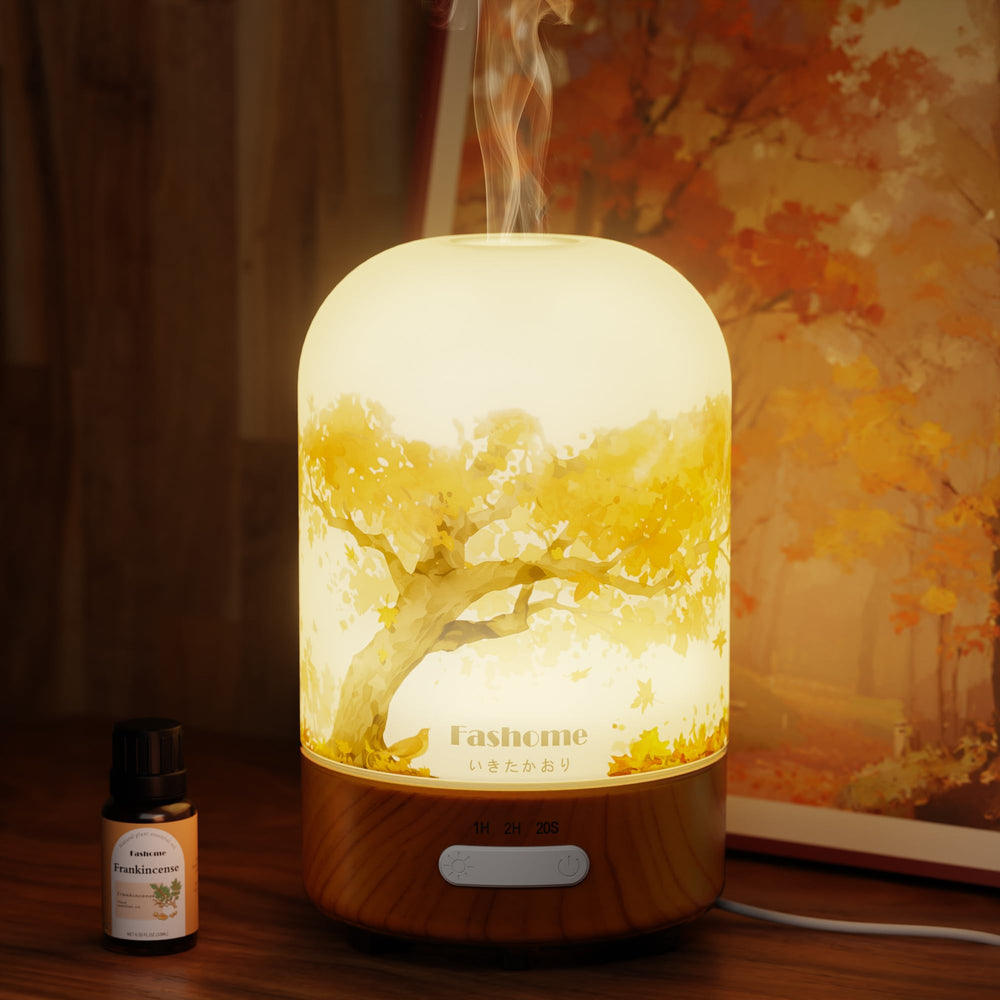 Fashome Frankincense bottle included for immediate aromatherapy.