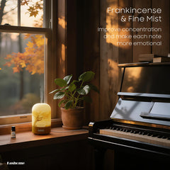 Fashome ultrasonic diffuser mist for consistent, quiet aroma.