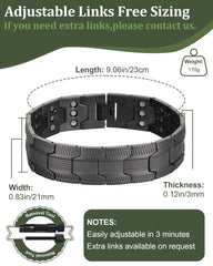 Fashtour 3X bracelet magnets highlight strong 3800 Gauss strength