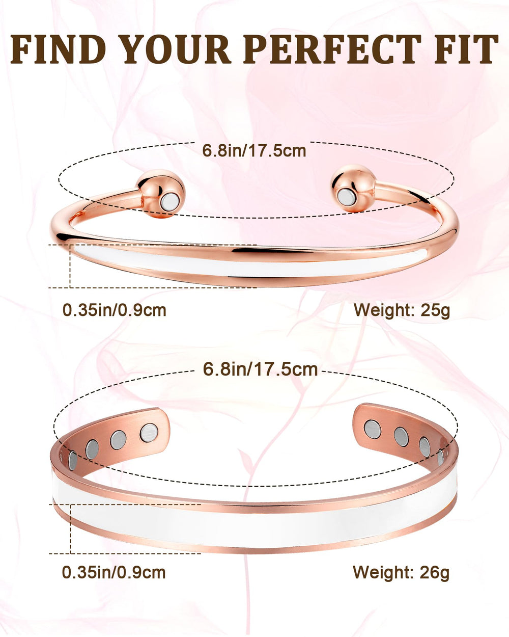 Fashtour adjustable-fit ends bend easily for a secure, personalized fit.