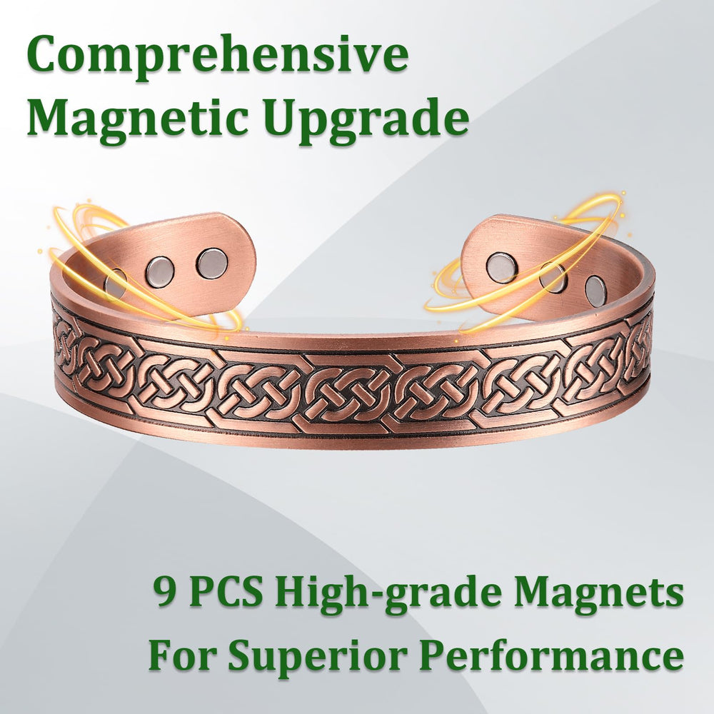 Fashtour Adjustable copper bracelet demonstrates a comfortable, customizable fit