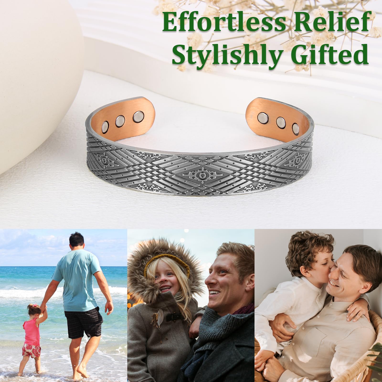Fashtour copper bracelet magnets near-wrist may support circulation.