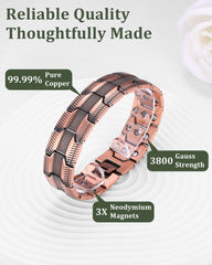 Fashtour copper bracelet packaging, an elegant gift-ready presentation.