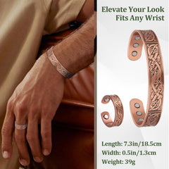 Fashtour copper bracelet packaging in a gift-ready box.