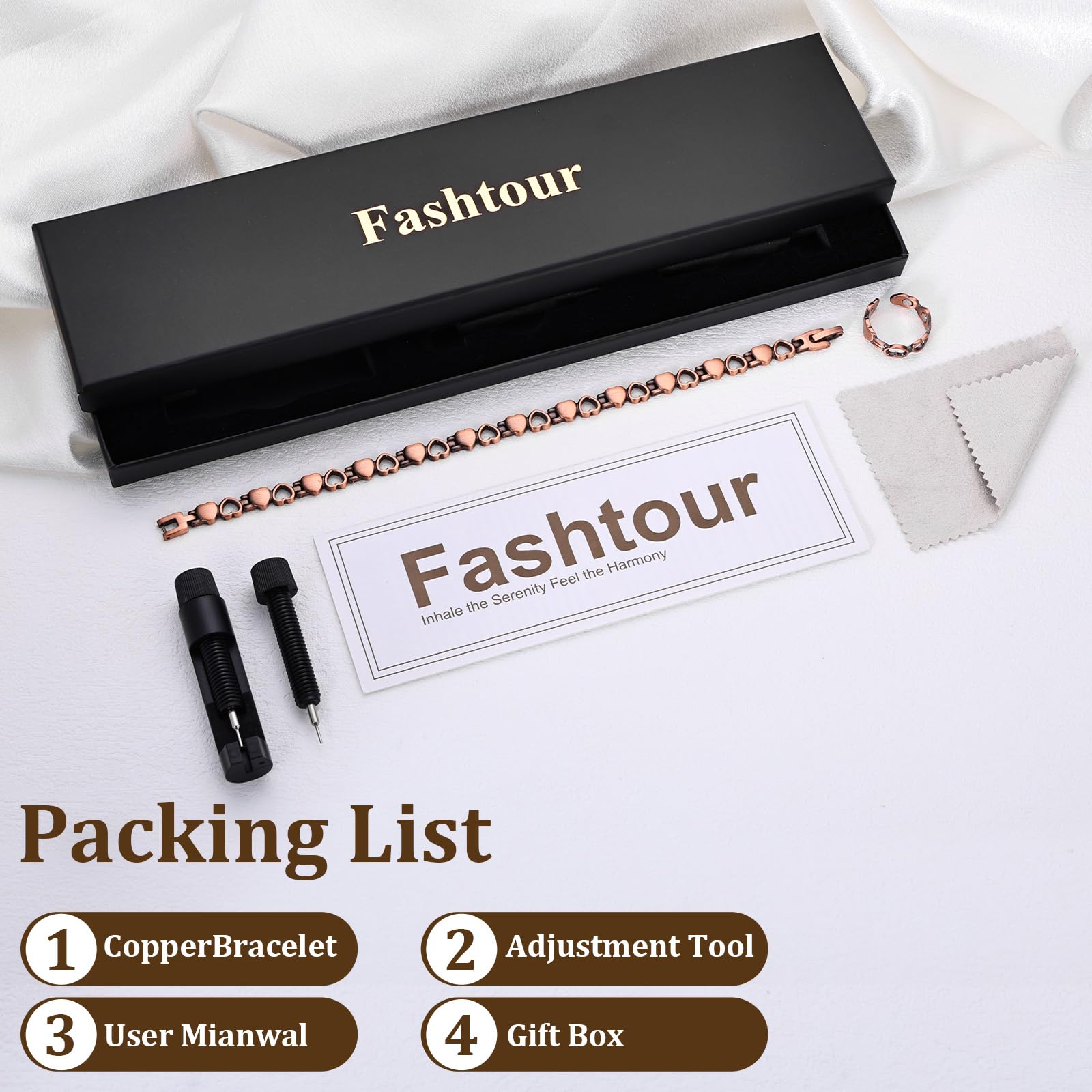 Fashtour hypoallergenic copper wear suitable for sensitive skin