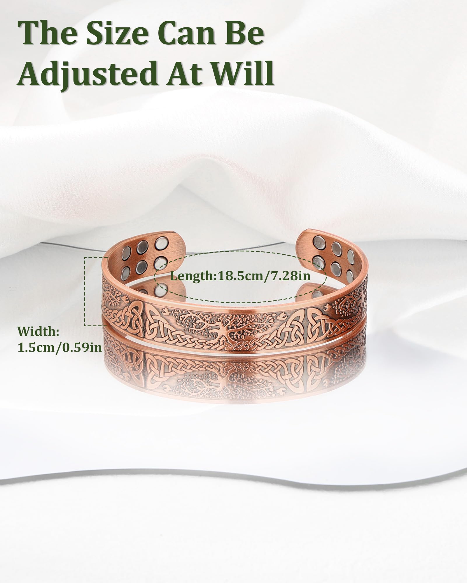 Tree of Life engraving on Fashtour bracelet highlighting design detail