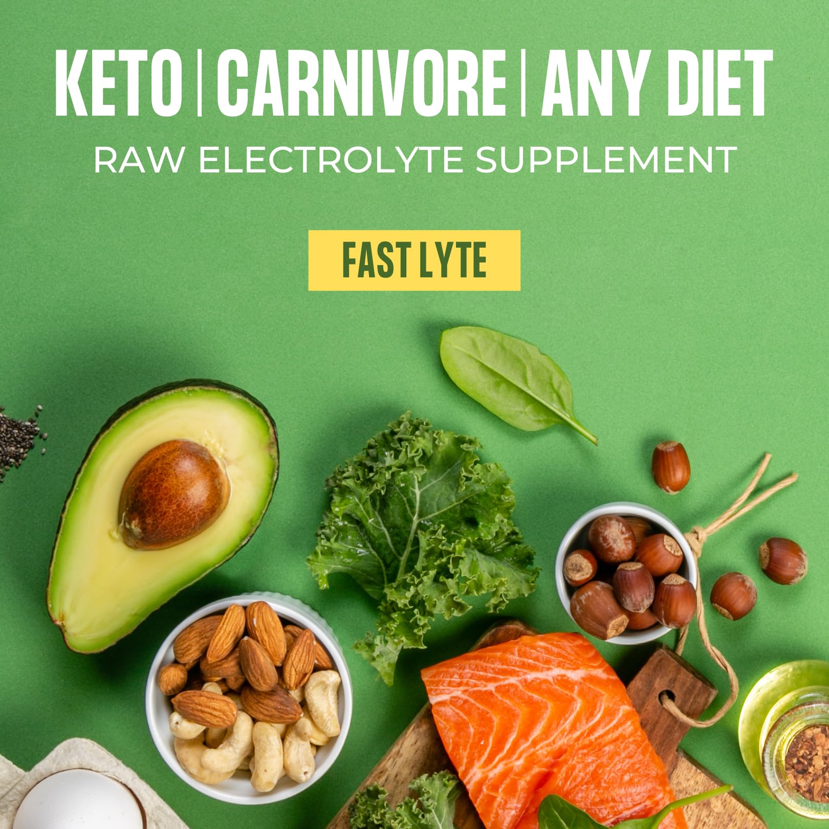 FAST LYTE measuring scoop ready for precise mineral dosing during keto fasting.