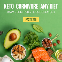 FAST LYTE measuring scoop ready for precise mineral dosing during keto fasting.