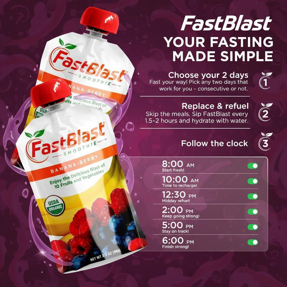 FastBlast gluten-free dairy-free pouch suited for sensitive diets during workouts.