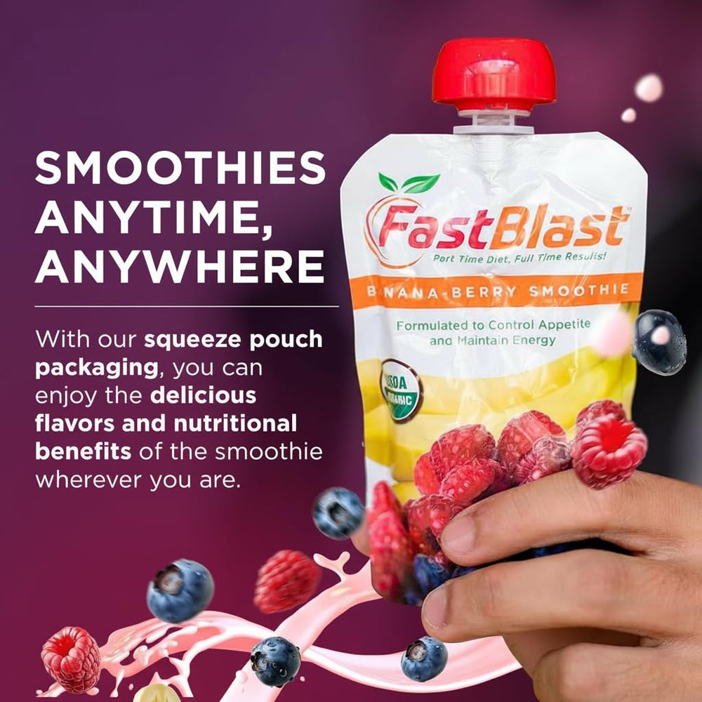 FastBlast intermittent fasting support pouch helps stay nourished between meals.