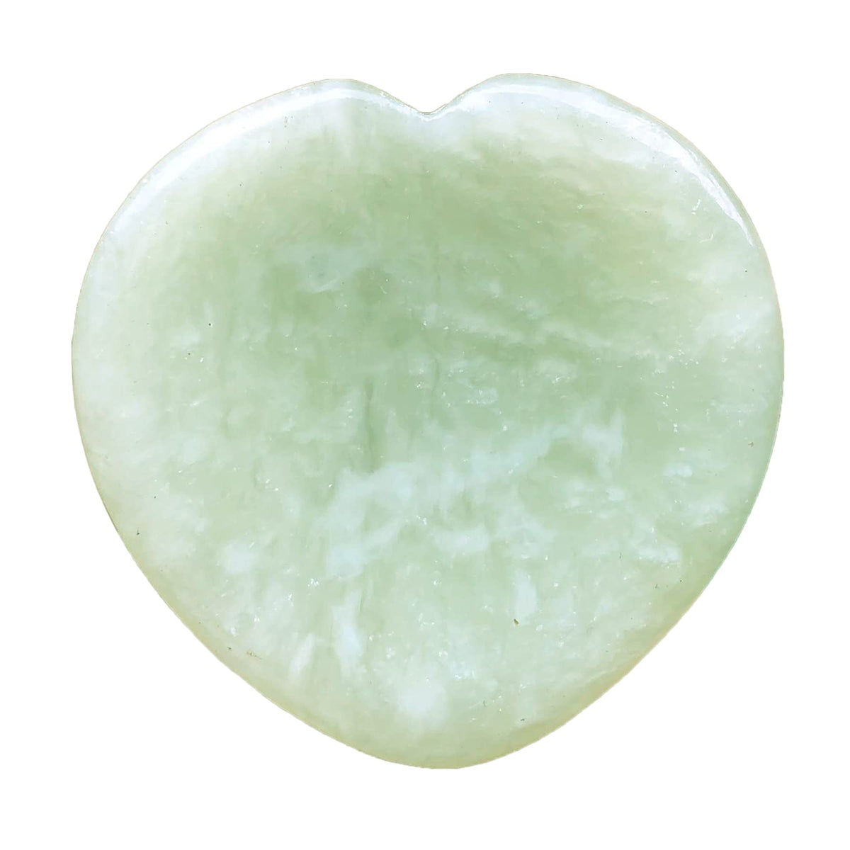Favoramulet heart love crystal thumb stone for anxiety relief and calming focus.
