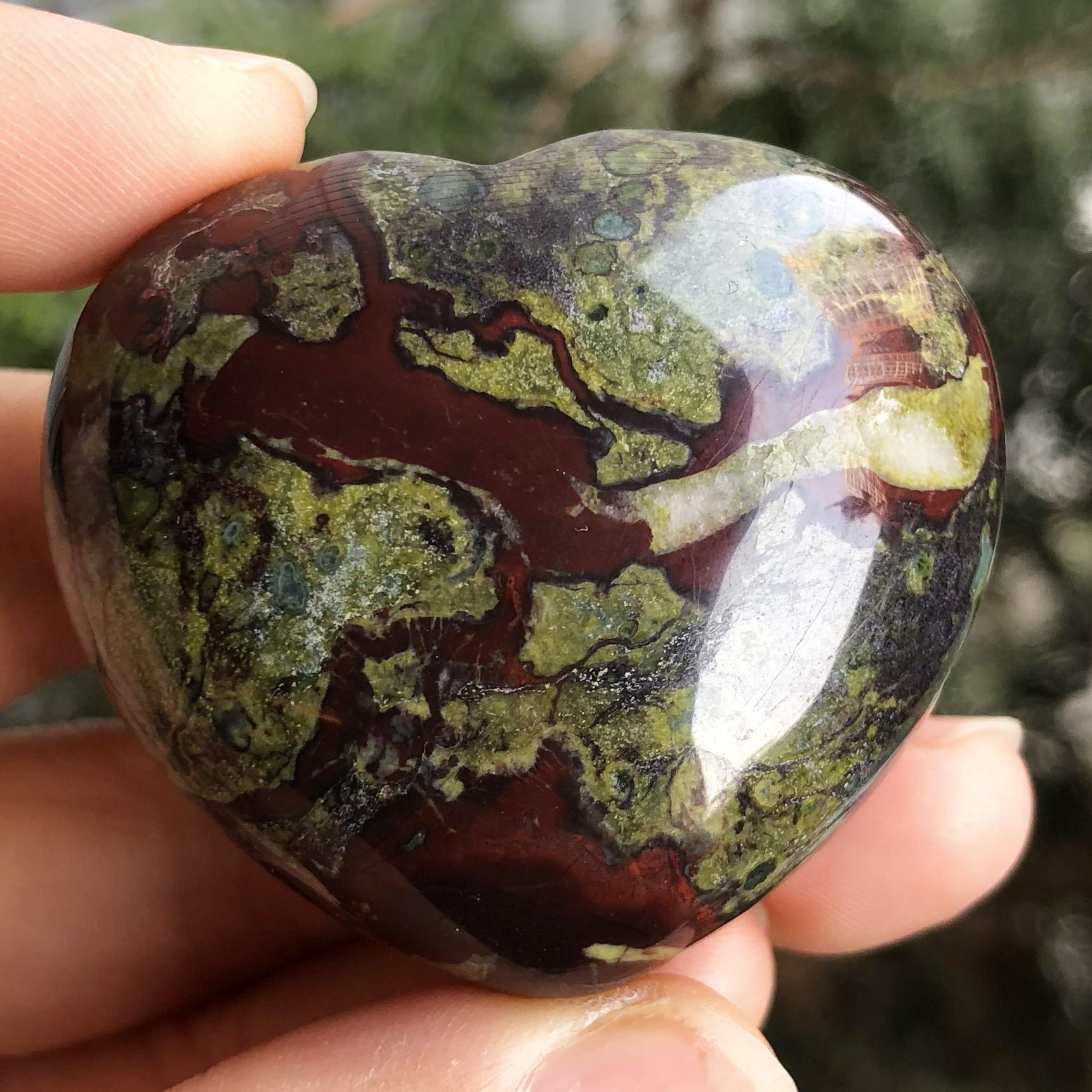 Favoramulet natural love stone 1.7-inch size ideal for pocket carry and positive energy
