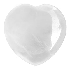 Favoramulet polished heart stone close-up with a smooth surface for calming rituals.