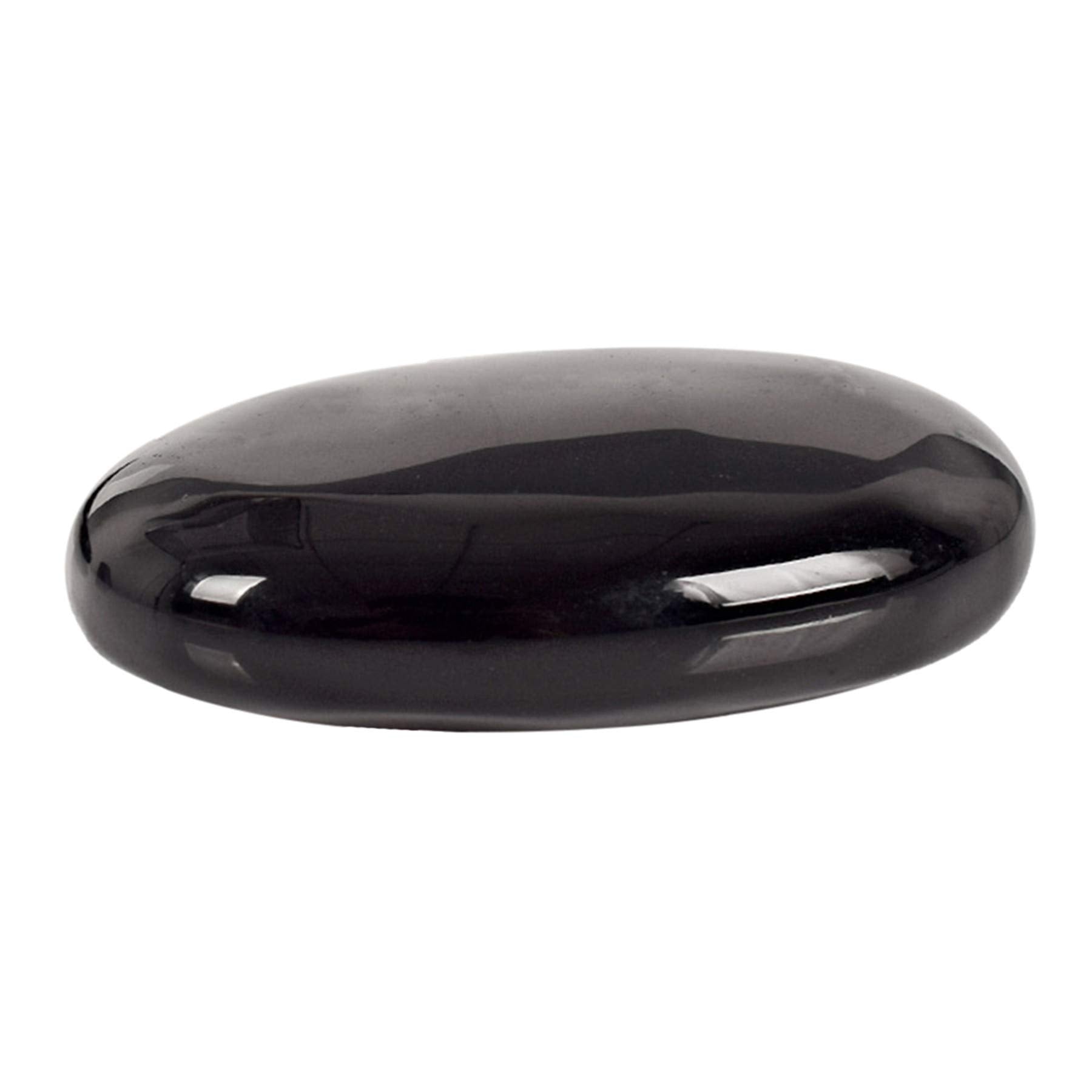 Favoramulet soap-shaped palm stone provides a comfortable grip for mindful practice.