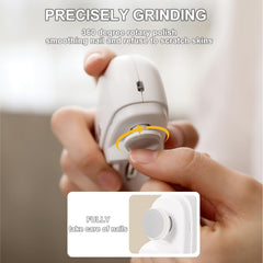 Favrison rechargeable nail clippers Type-C charging, quiet operation.