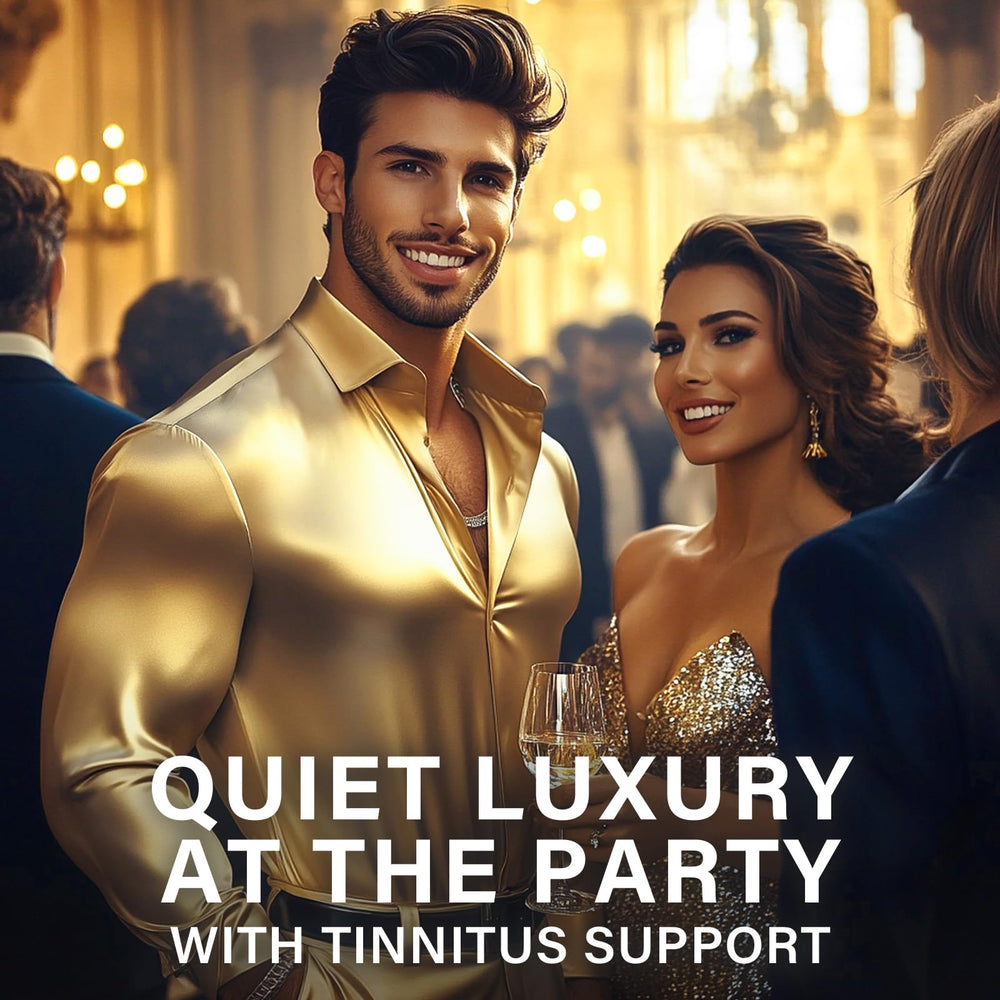 FDNM Tinnitus Relief capsules closeup highlight easy daily dosing