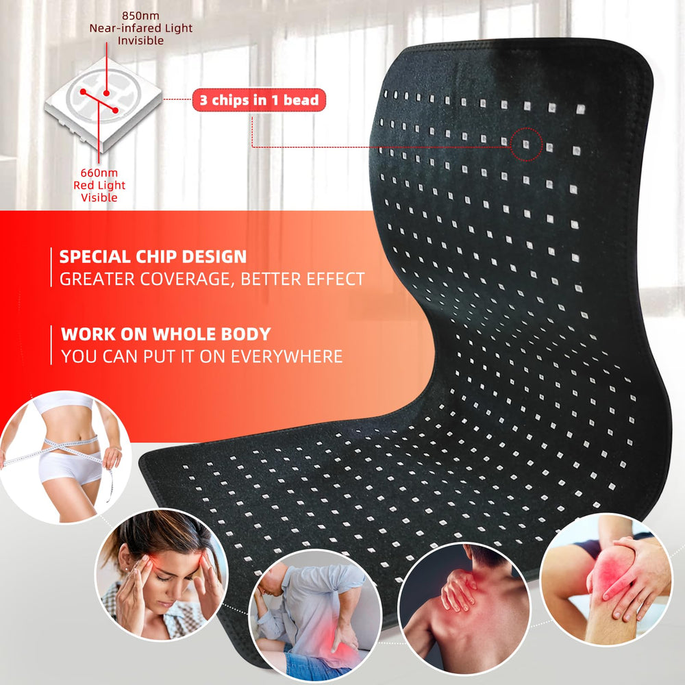 feangli infrared therapy pad with remote for easy sessions at home.