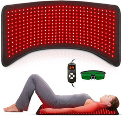 feangli red light therapy wrap around the back for targeted relief.